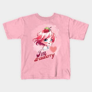 I AM STRAWBERRY GIRL Kids T-Shirt